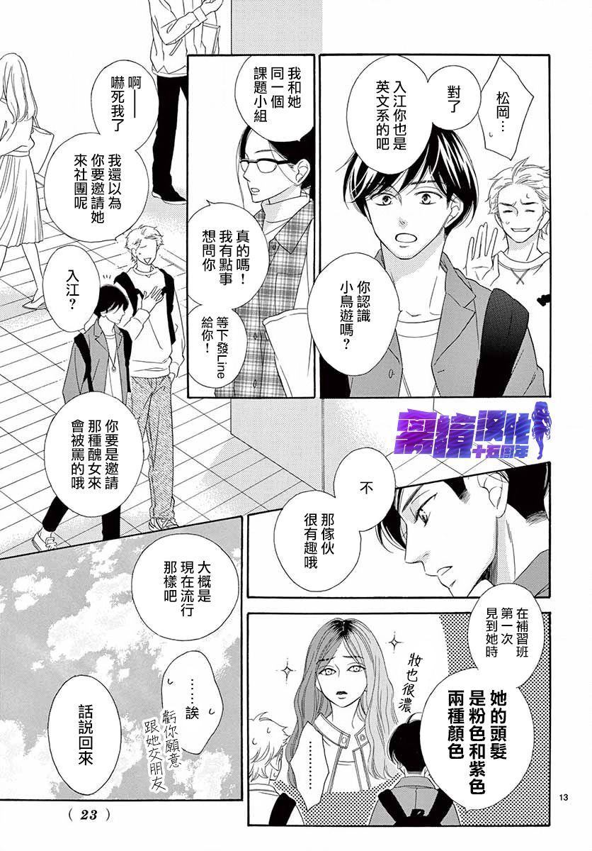 即使为洒落的牛奶而叹息漫画,第1话2图