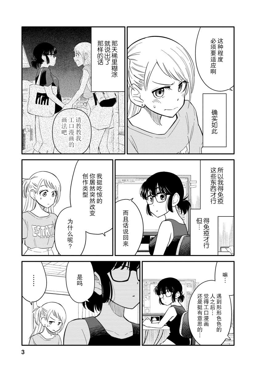 女子漫漫画,第4话3图