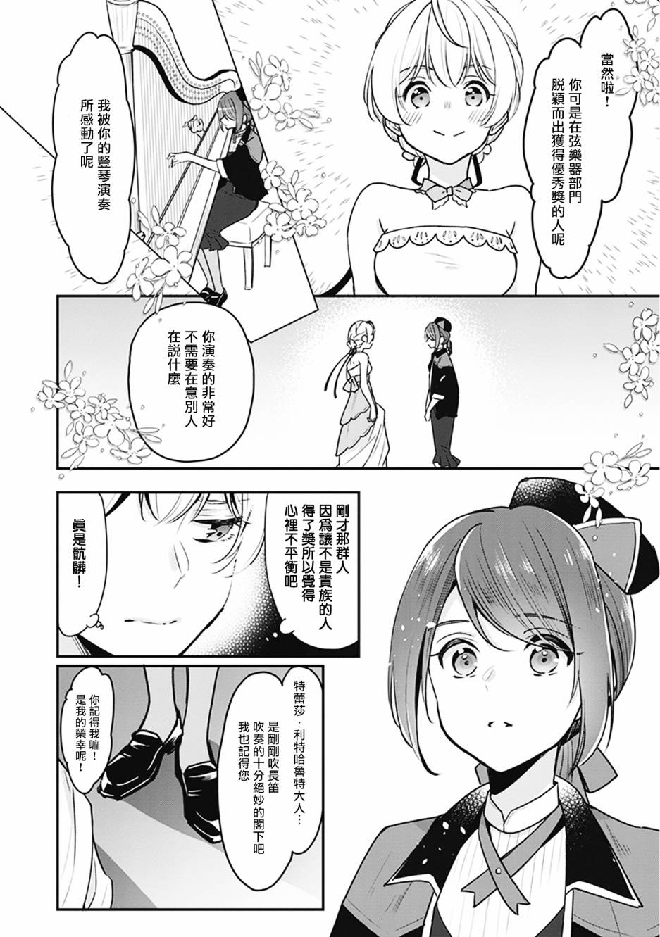 大公妃候补的贫穷千金想要脚踏实地成为女官漫画,第3话4图