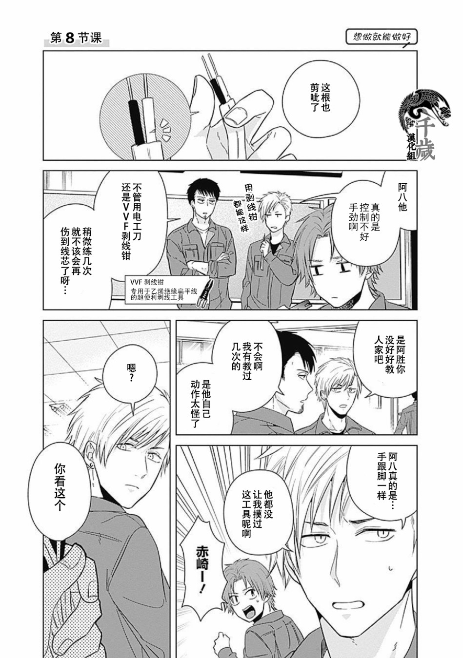 只野工业高校的日常漫画,第8话1图