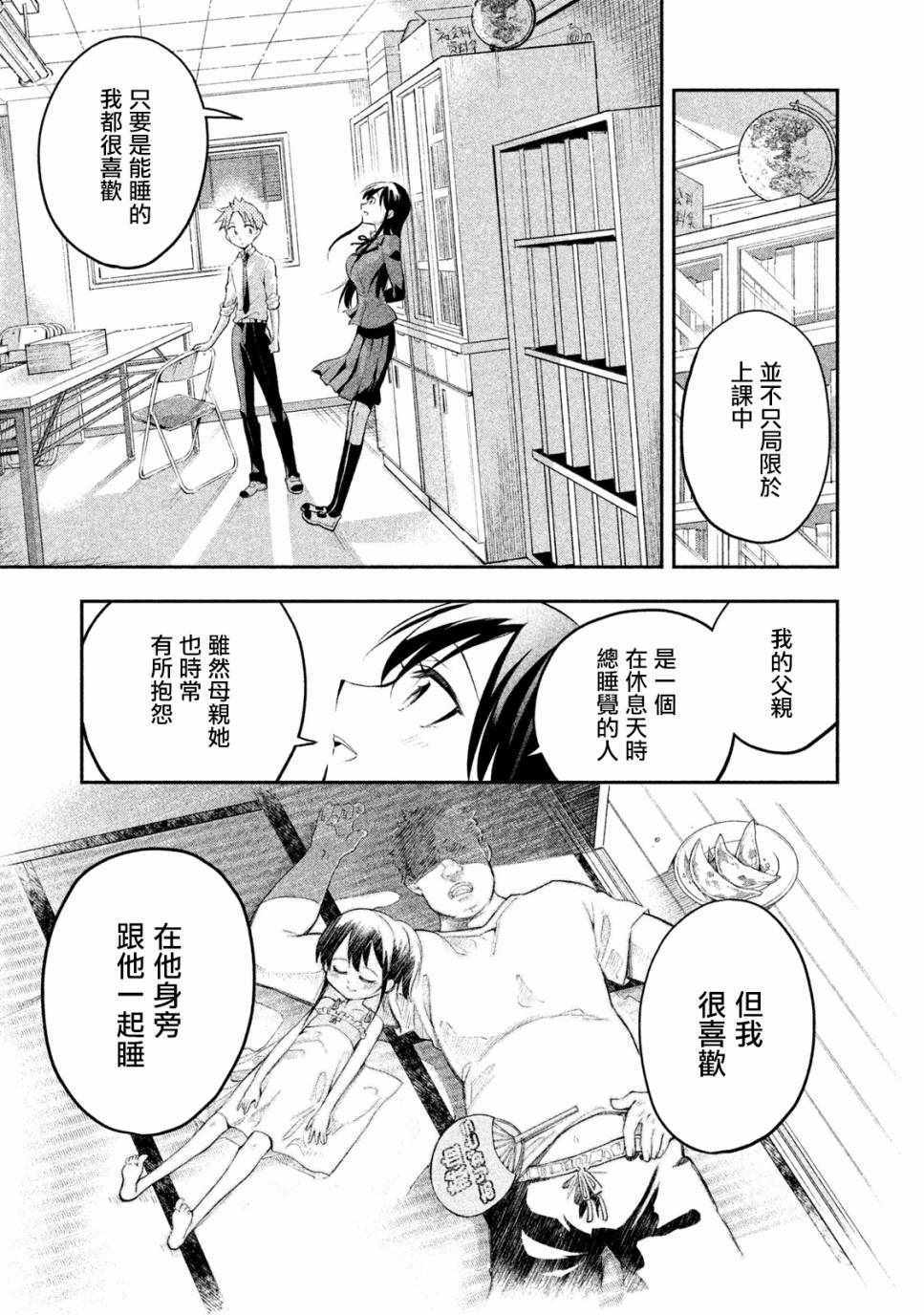 佐伯同学睡著了漫画,第6话1图