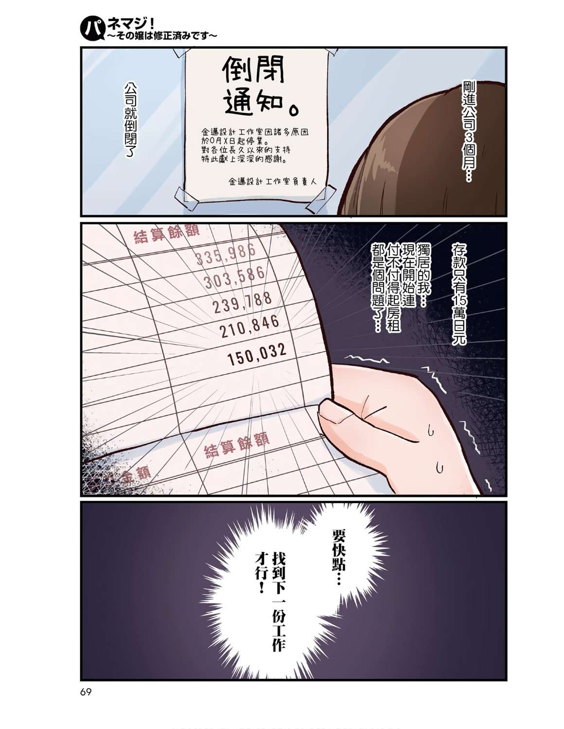 风俗小姐的修图师漫画,第1话意料之外的再就业1图