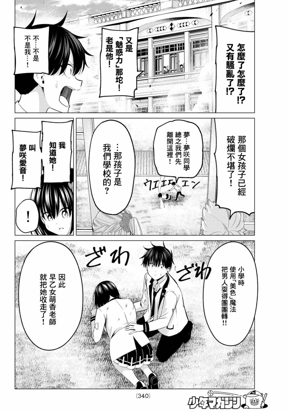 恋与魔法完全搞不清！漫画,第7话美色的烦恼1图