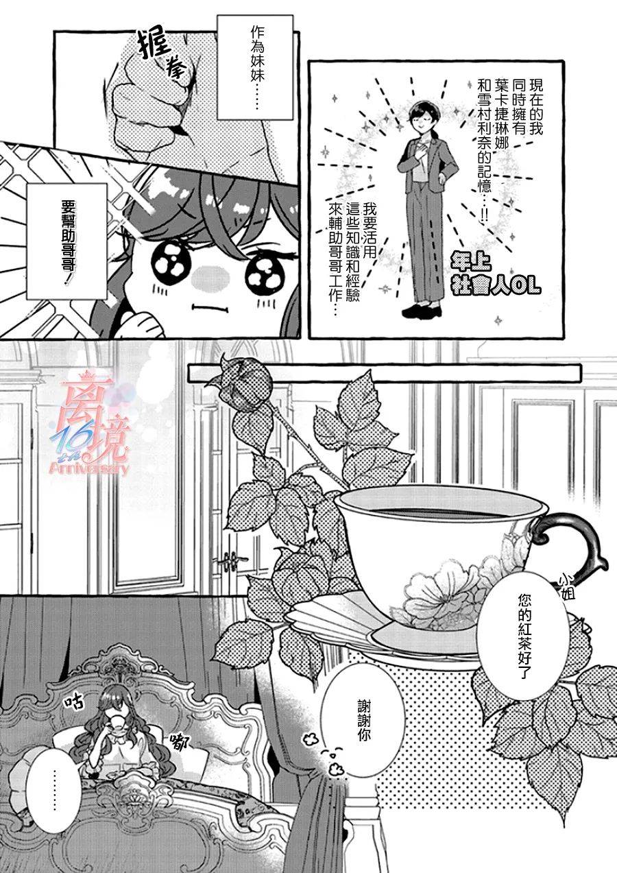 反派千金要转职成兄控漫画,第1.5话3图