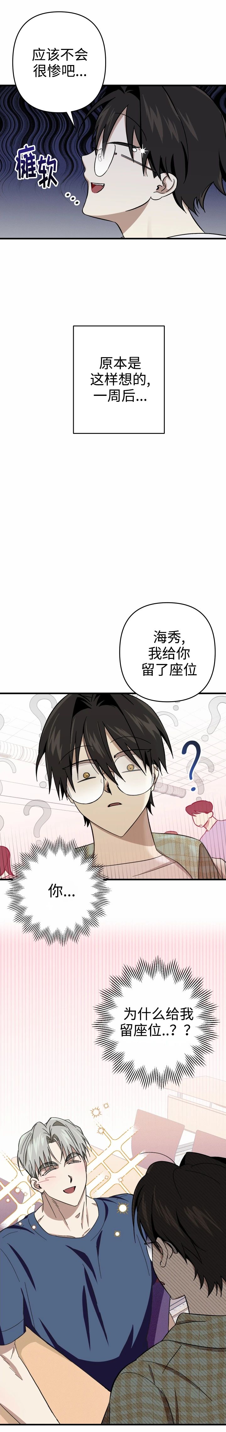 摘眼镜 丑漫画,第4话3图