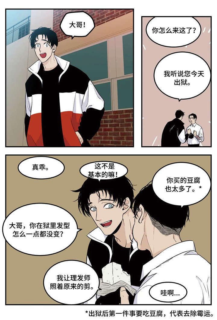 老大的打火机漫画,第1章：黑道1图