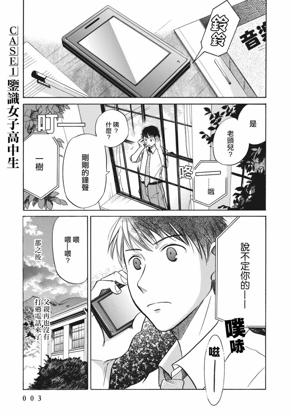 鉴识少女叶山同学漫画,第1话4图