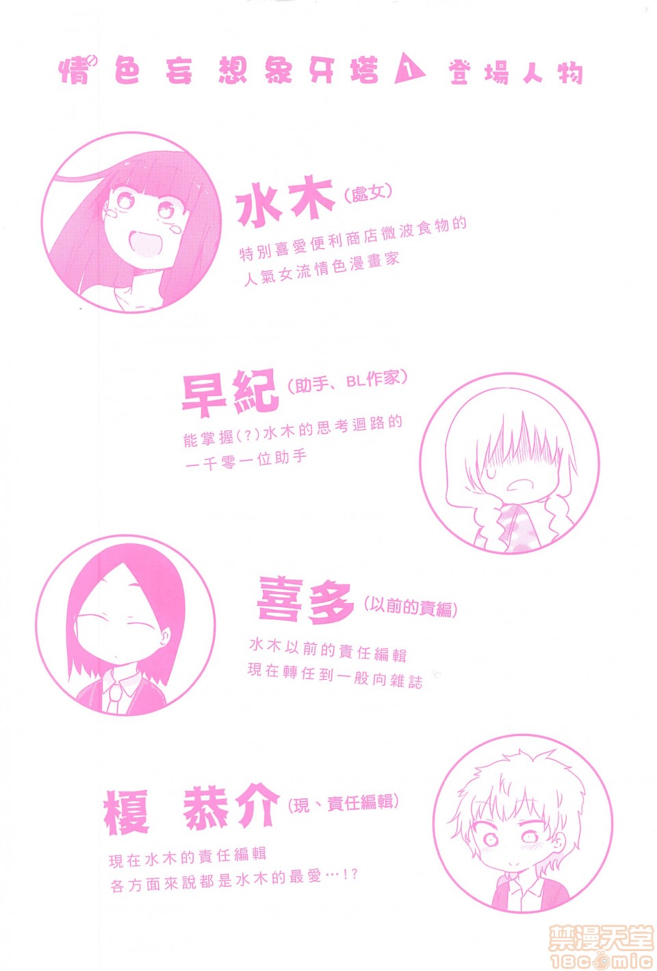 妄想象牙塔漫画,短篇4图