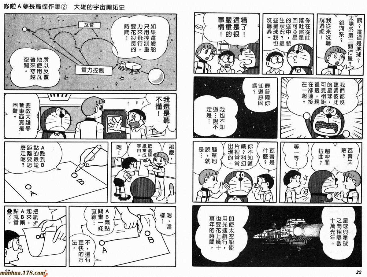 哆啦A梦漫画,第2话宇宙开拓史2图