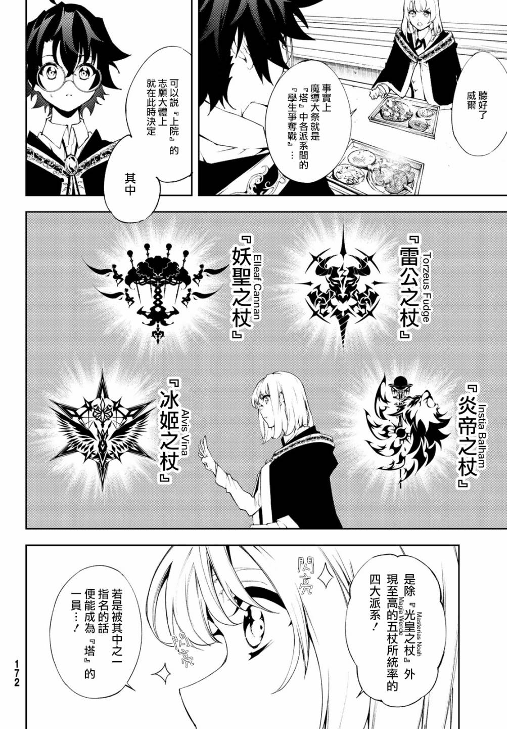 杖与剑的Wistoria漫画,第5话大祭前夜2图