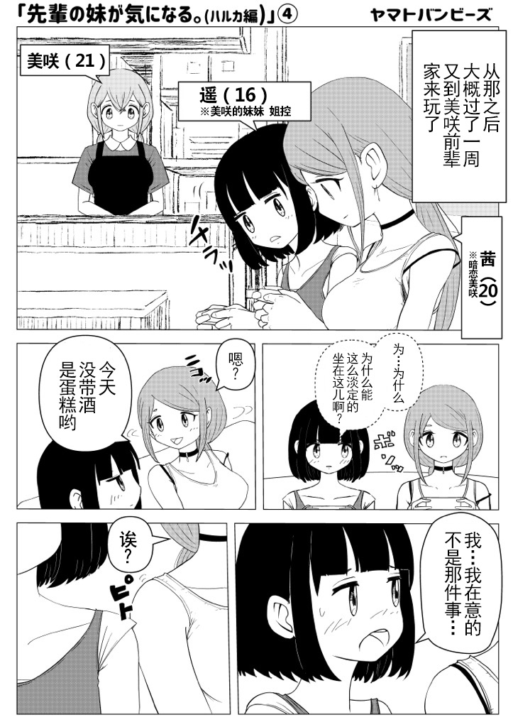 令人在意的前辈的妹妹漫画,第4话1图