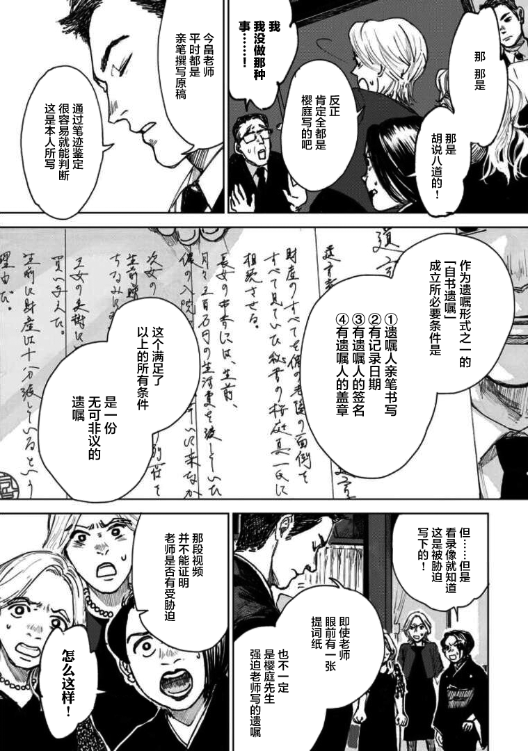 继承侦探漫画,第2话一位小说家的遗嘱4图