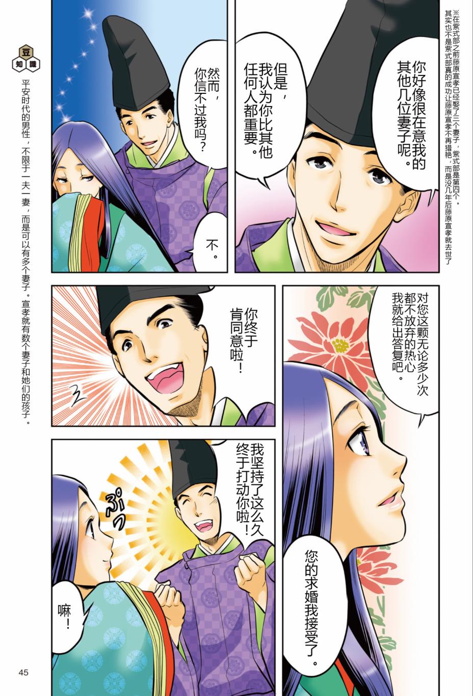 紫式部 华美的王朝绘卷《源氏物语》的作者漫画,第1话2图