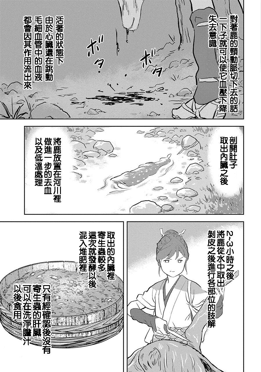 战国小町苦劳谭-农耕戏画漫画,第3话狩猎1图