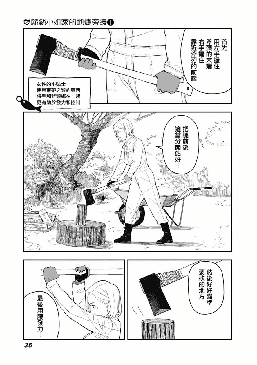 爱丽丝小姐家的地炉旁边漫画,第2话1图