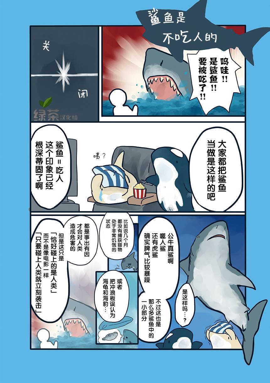 海洋动物太可爱了!漫画,第6话1图