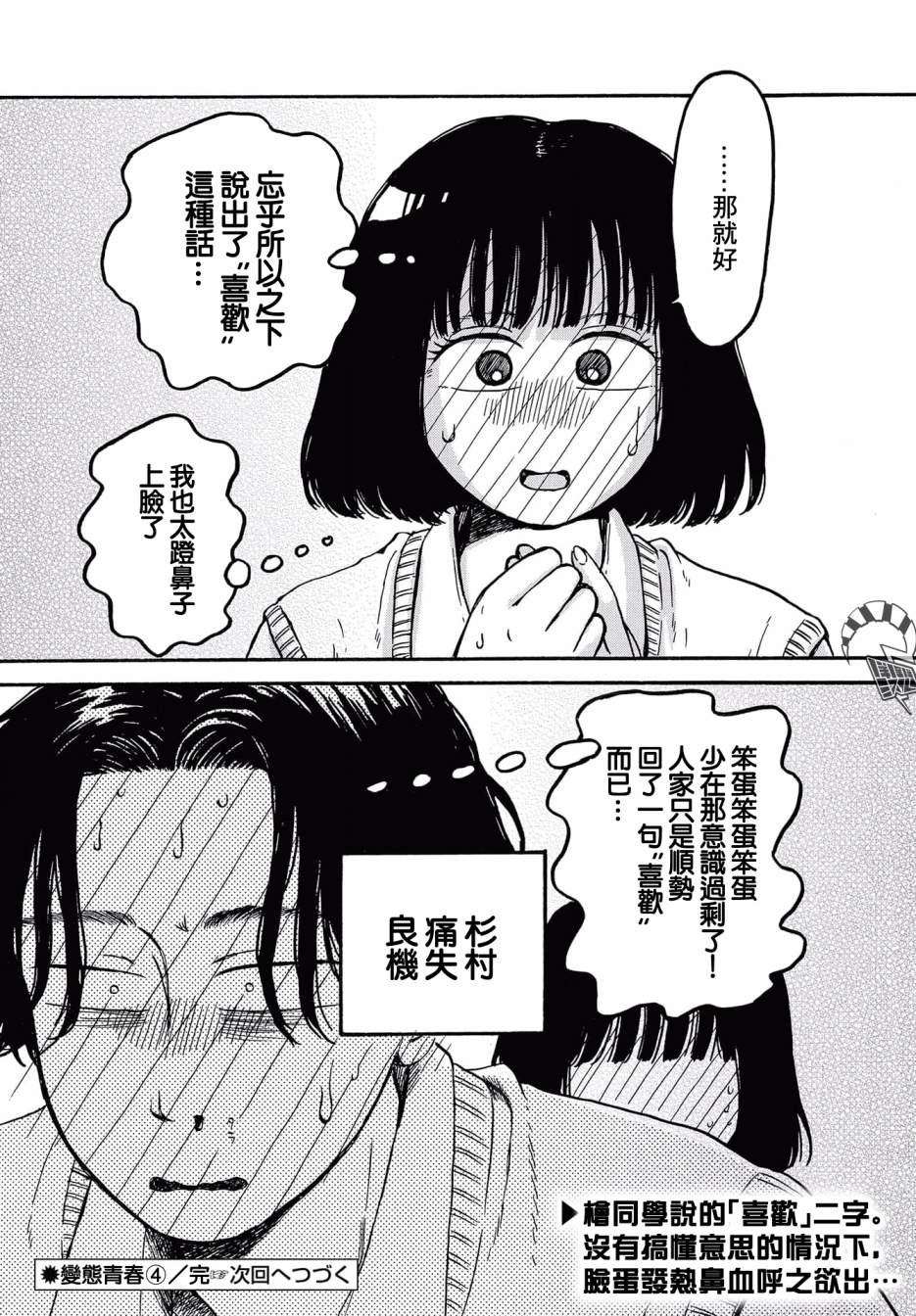 变态青春漫画,第4话喜欢的哦？4图