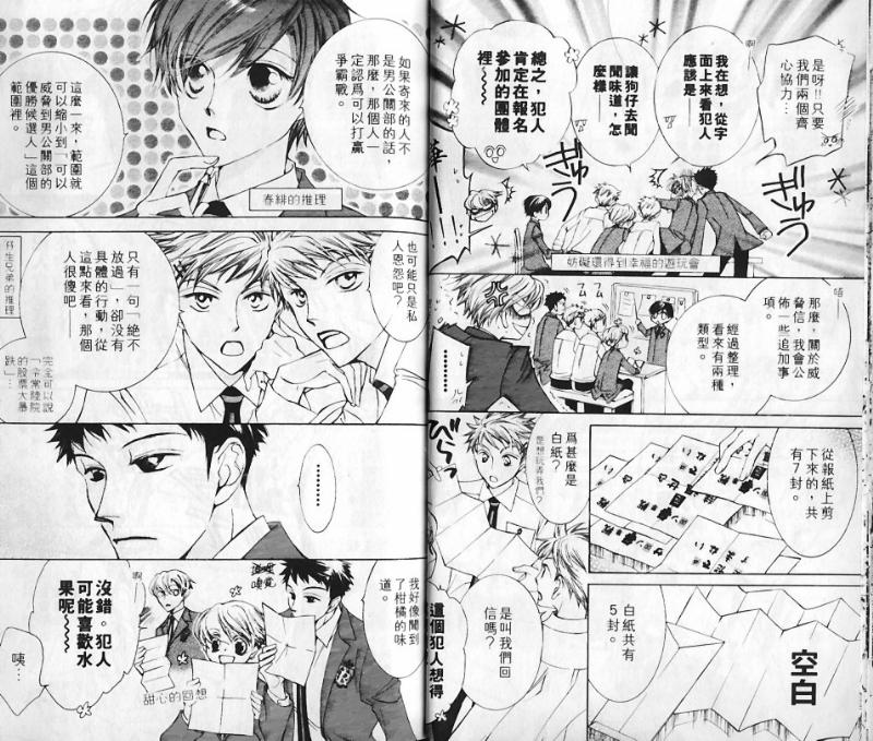 樱兰高校男公关部漫画,第6卷1图