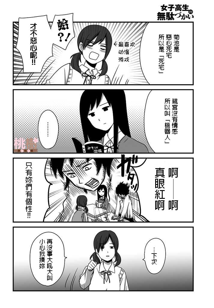 女高中生的虚度日常漫画,第2话2图