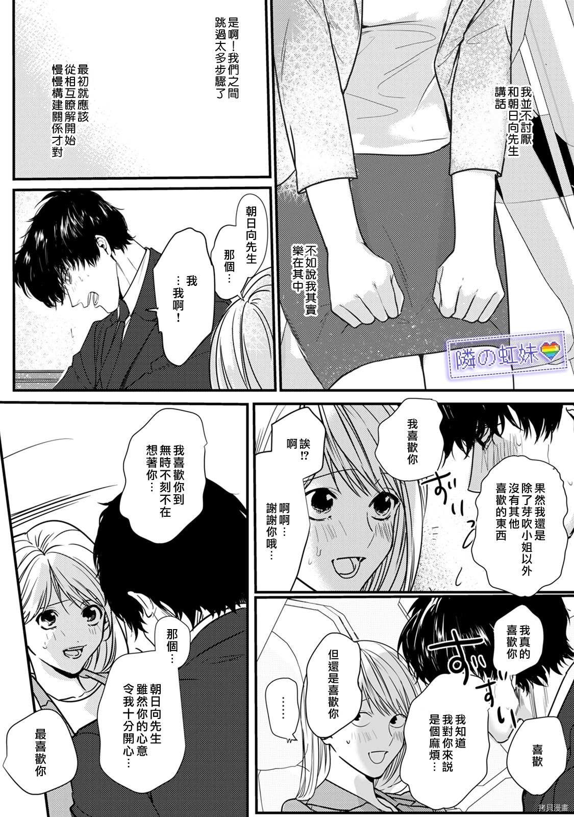 邻座的变态前辈漫画,第6话4图