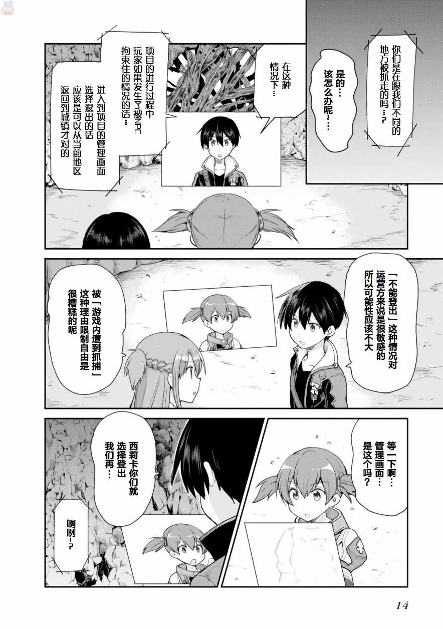 刀剑神域 虚空幻界漫画,第10话3图