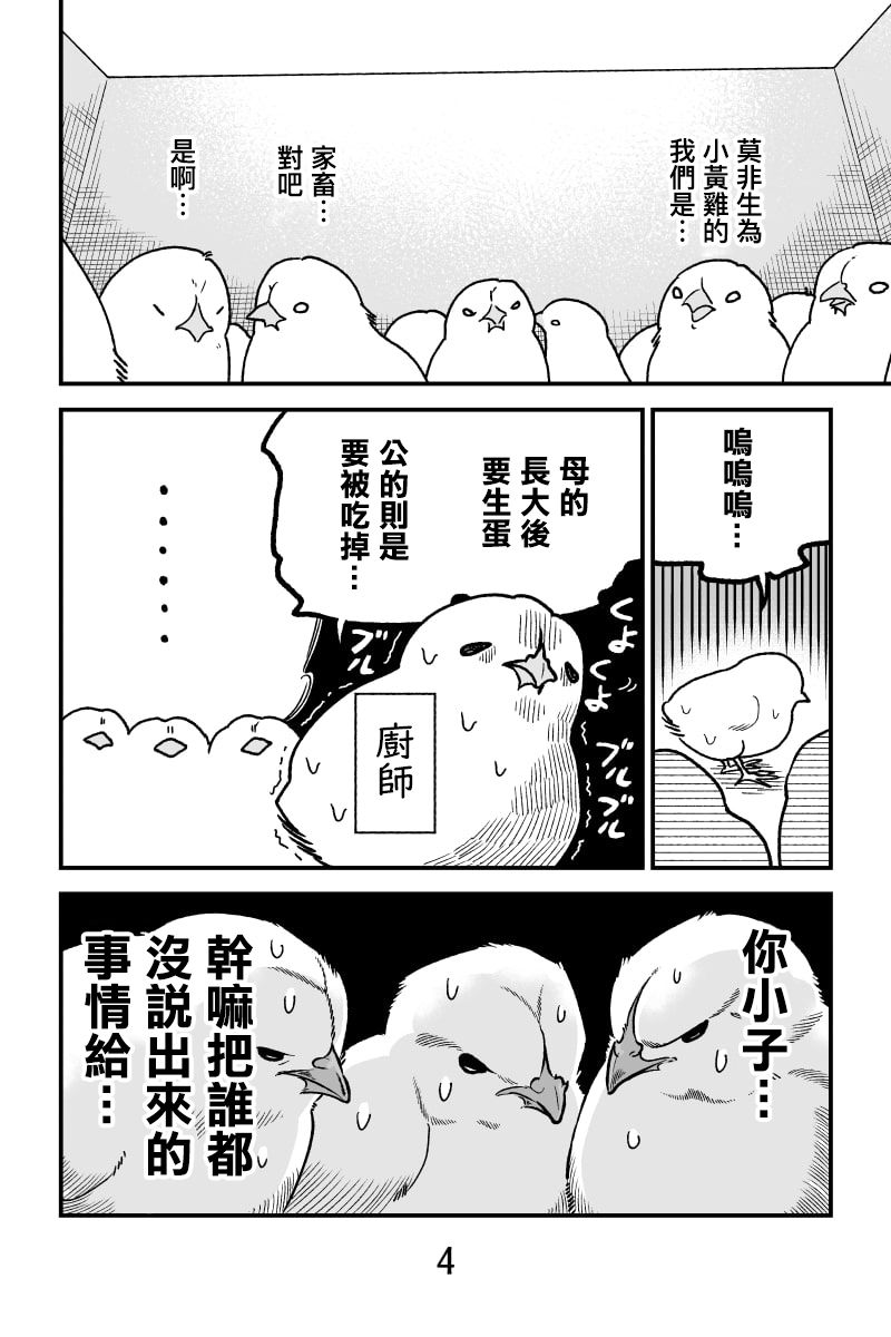 小黄鸡梦醒后漫画,第1话3图