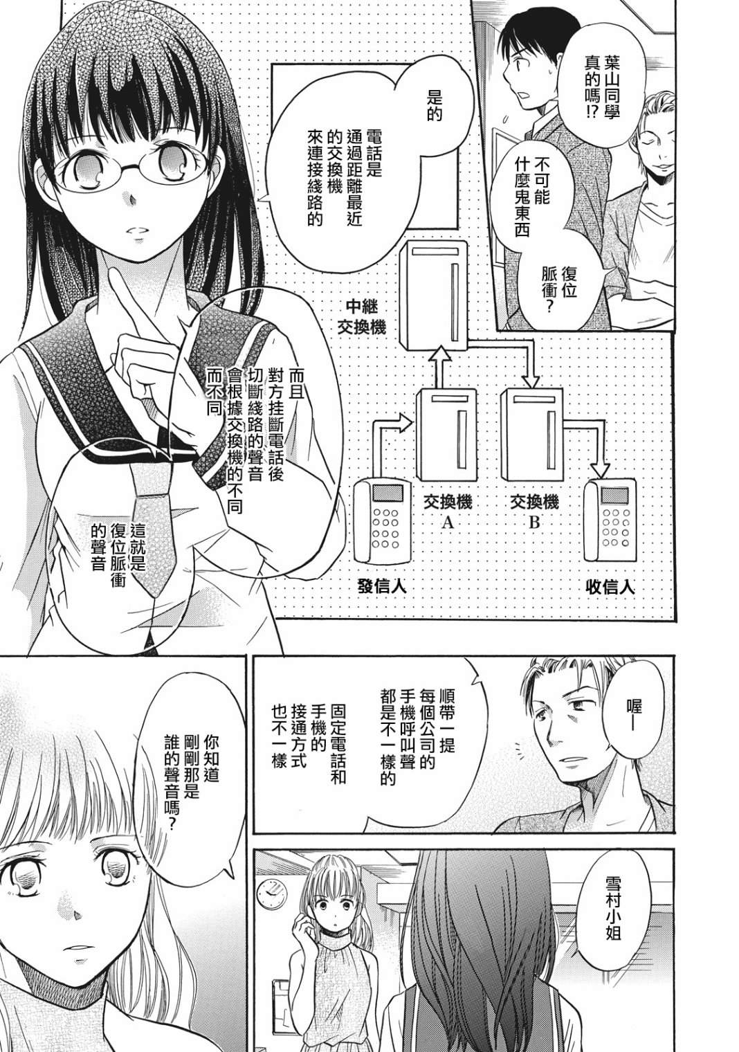 鉴识少女叶山同学漫画,第4话3图