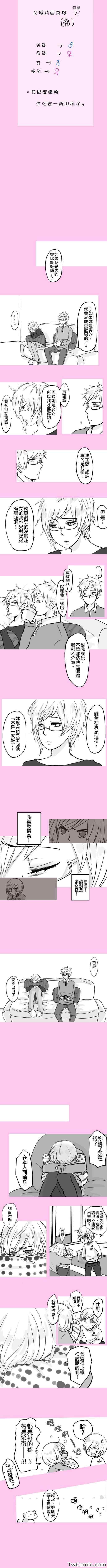 黑塔利亚同人漫画,瑞典x芬兰1图