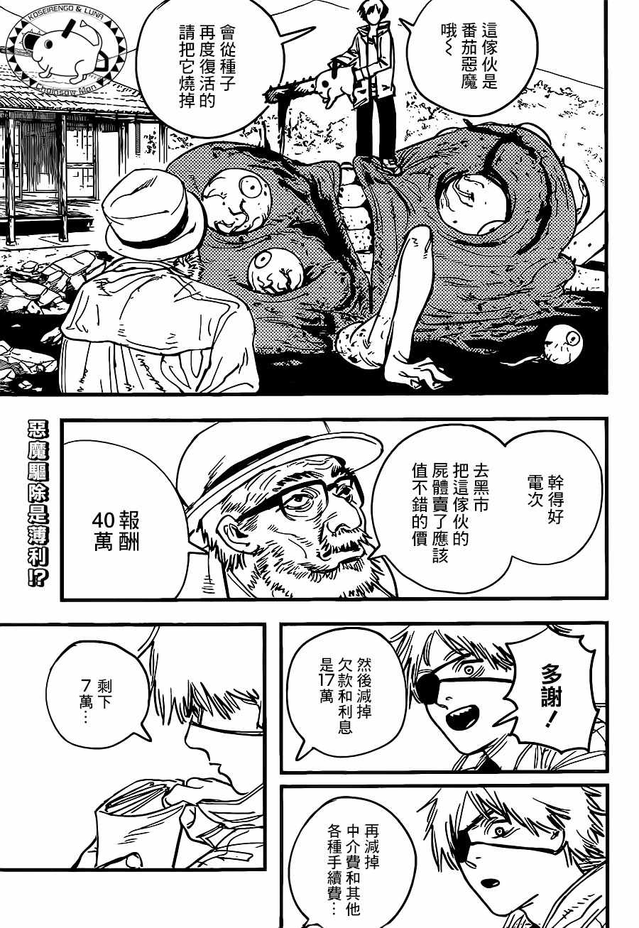 电锯人漫画在线观看漫画,第1话4图