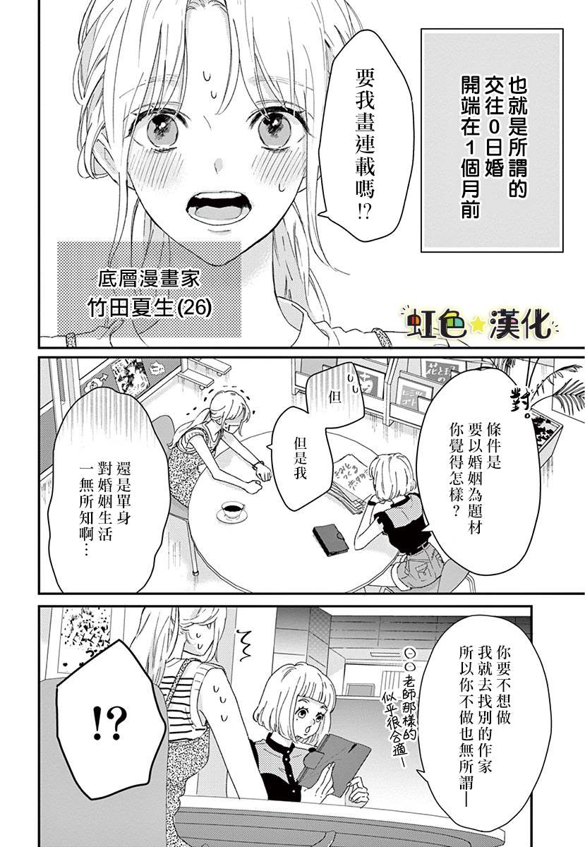 交往0日婚漫画,第1话前篇1图