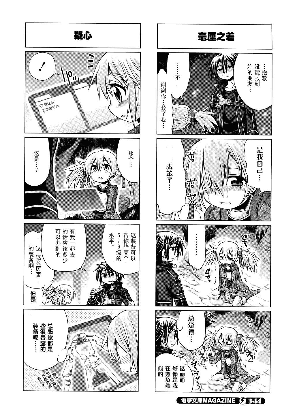 小刀剑神域漫画,第2话5图