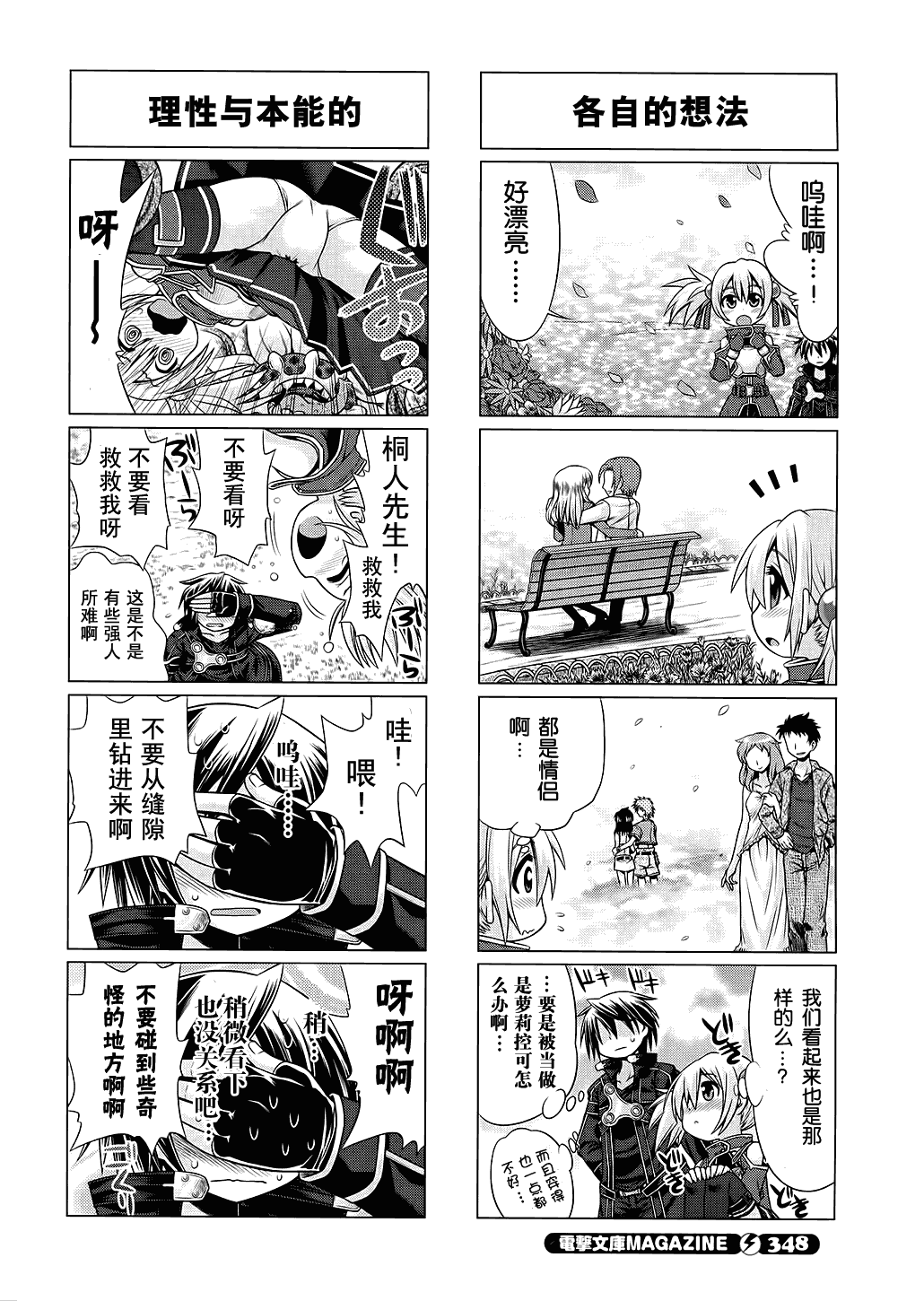 小刀剑神域漫画,第2话4图