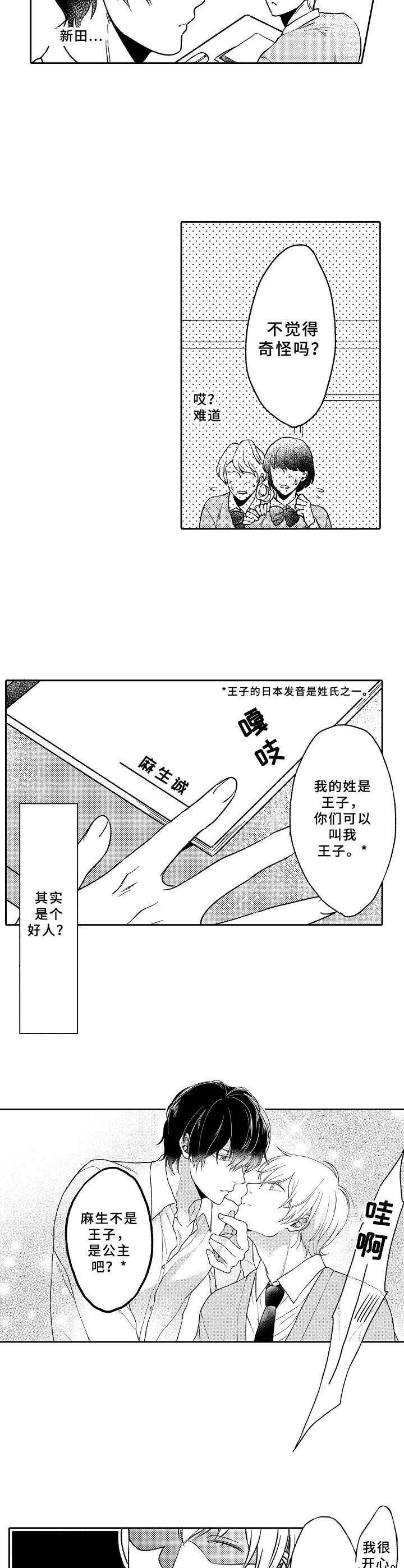 黑白王子漫画,第1章：白马王子5图