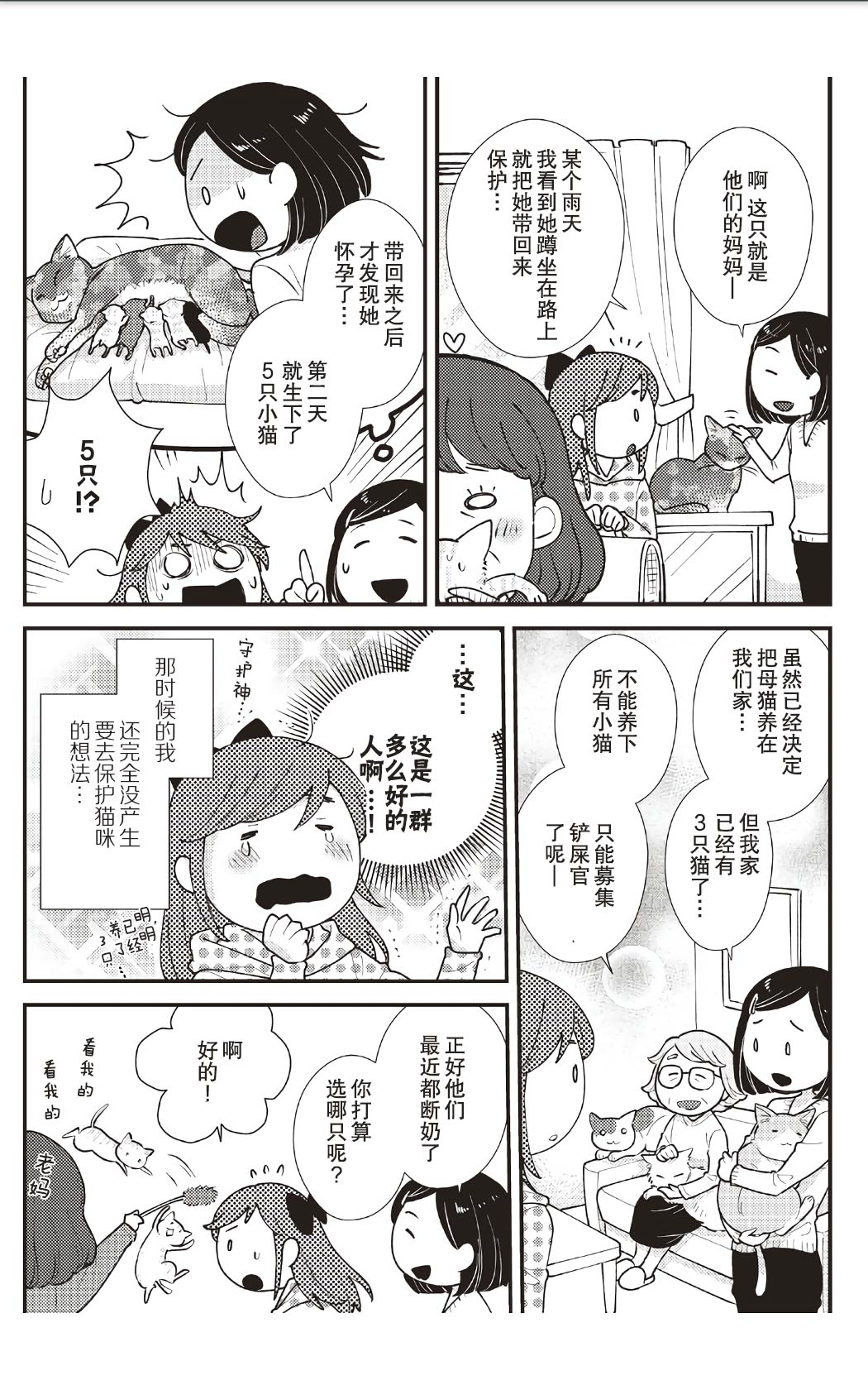 猫咪志愿部的牛奶小姐漫画,第8话4图