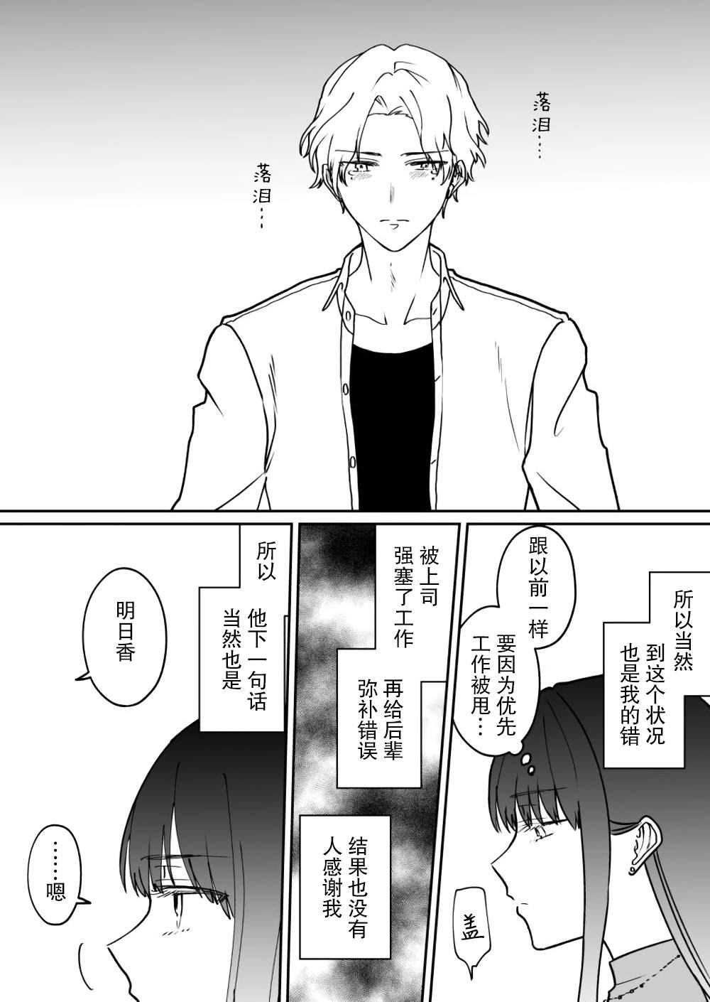 御宅拯救社畜女友的故事漫画,第1话2图