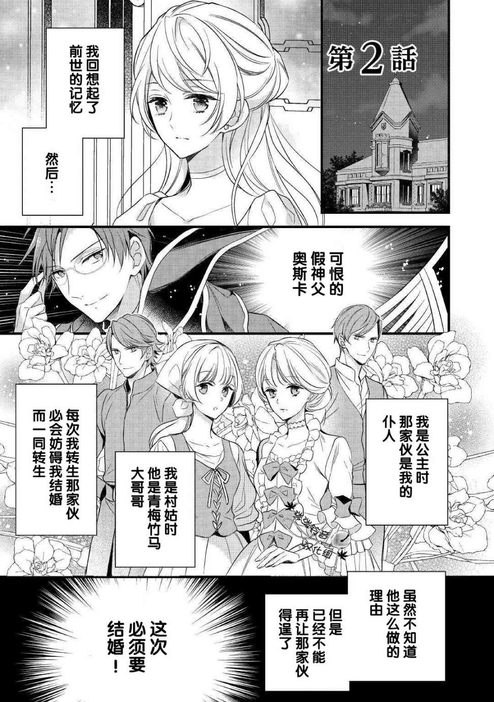 转生前就被盯上了！漫画,第2话1图