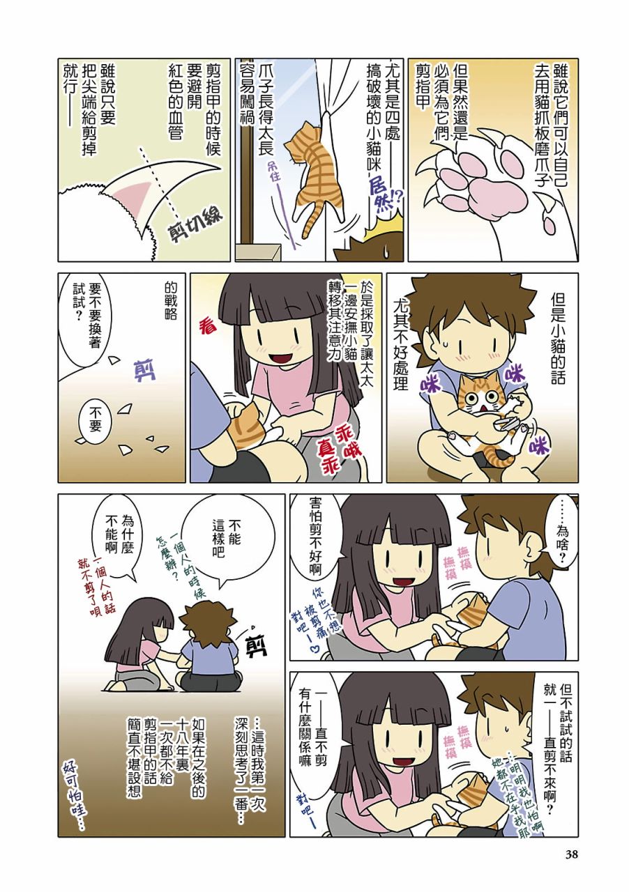 猫和我的日常漫画,第4话1图