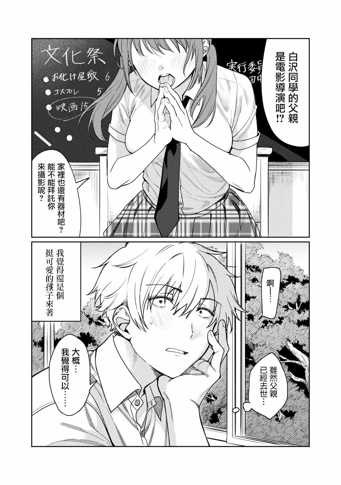 露出导演漫画,第1话白沢明人5图