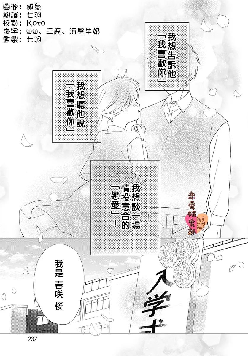 恋恋恋漫画,第1话2图