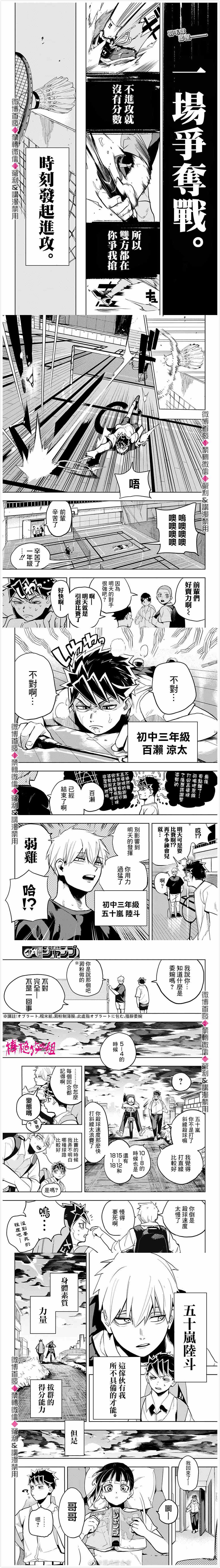 逆袭羽毛球漫画,第1话2图