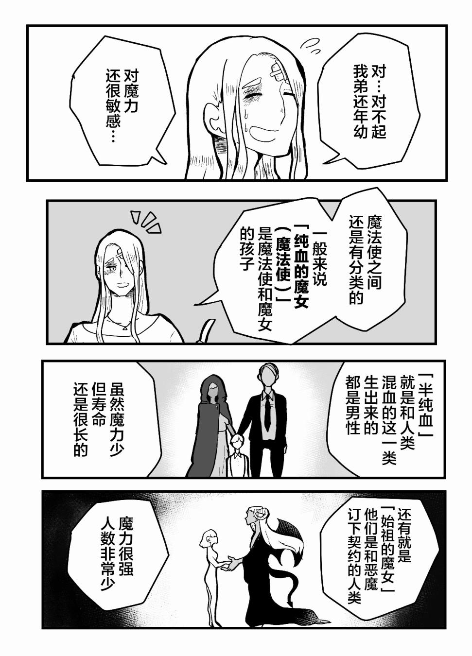 寻死的魔女与想杀掉她的店主漫画,第3话3图