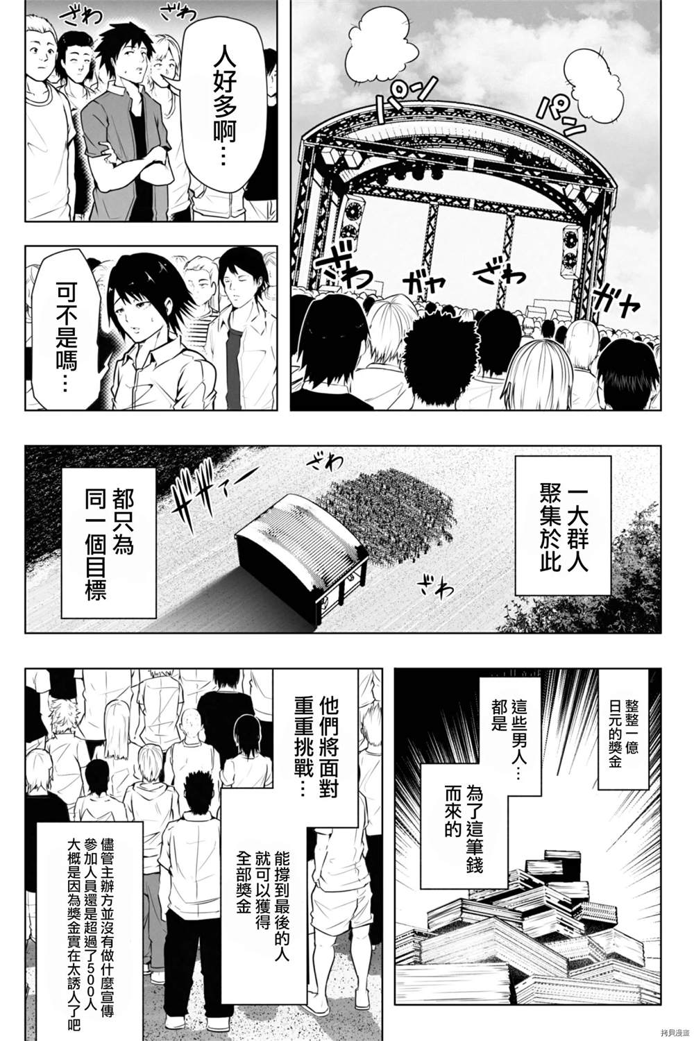 Shukushou Ikinokori Taikai漫画,第1话2图