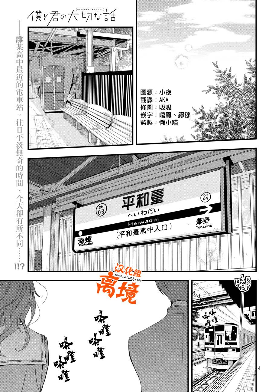 我与你的重要谈话漫画,第1话4图